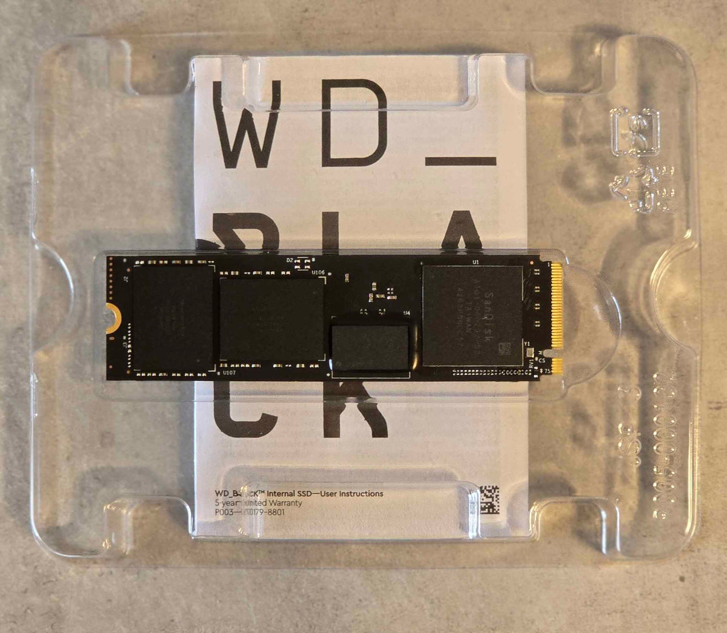 WD_BLACK SN850X 8TB M.2 2280 PCIe Gen4 SSD WDS800T2X0E *READ DESCRIPTION*