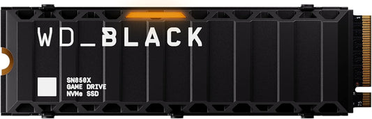 WD_BLACK SN850X 4TB SSD, M.2 2280 NVMe SSD with Heatsink, Gaming Expansion SSD, PCIe Gen4 NVMe, High Performance Internal SSD